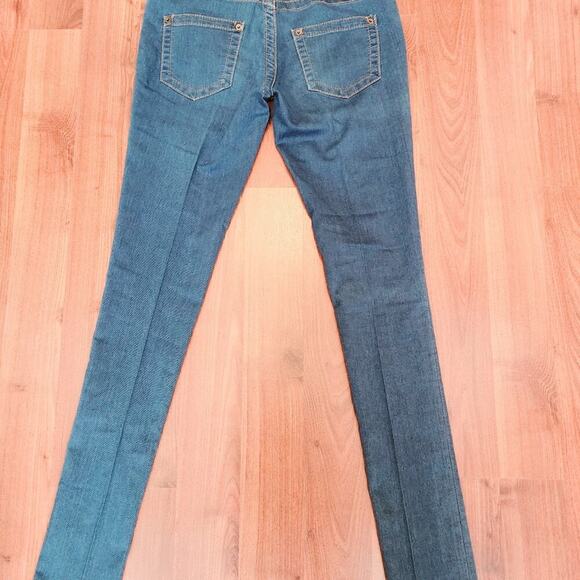 RED VALENTINO DESIGNER JEANS WITH ACCENT BOW TAG SIZE 31 WAIST - Picture 4 of 6
